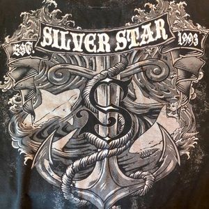 Silver Star Men’s Tshirt Size XL